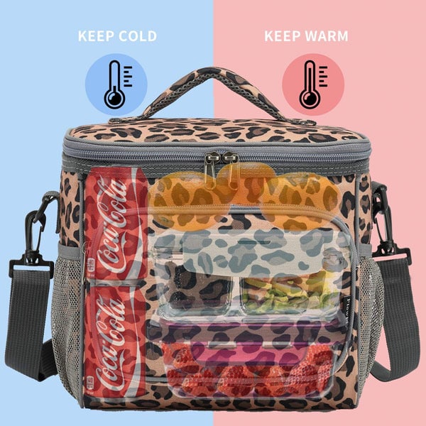 Leopard Print Cooler Bag