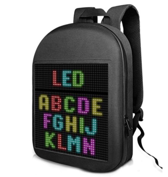 mochila de LED