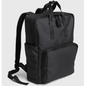 Customized black leisure square backpack