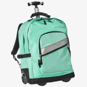 Large size backpack with wheels