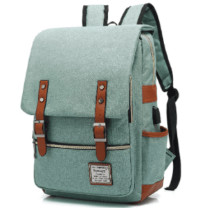 Pure color square backpack