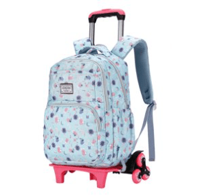 Student backpack with trolley