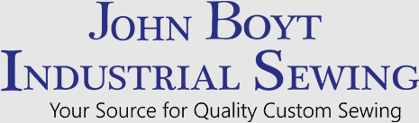 Marca del fabricante de bolsas: John Boyt Industrial Sewing, Inc.