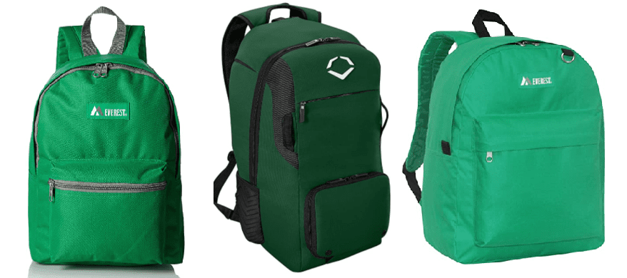 Amazon green backpack