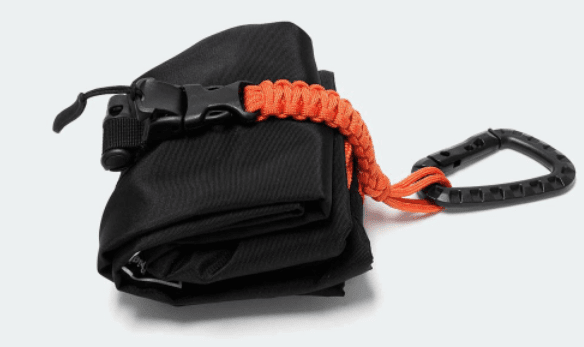 Foldable drawstring bag