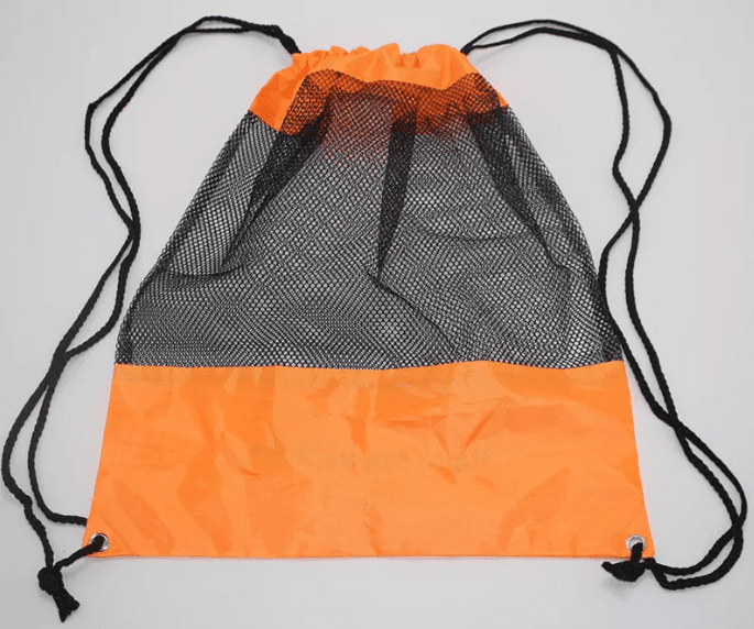 mesh drawstring backpack