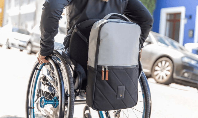 What is a wheelchair backpack