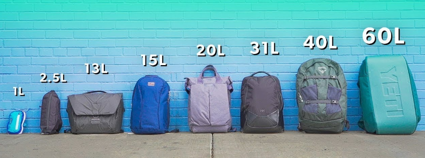 backpack size