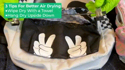 How to Wash a Backpack-Dry