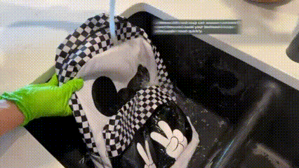 How to Wash a Backpack-Rinse Thoroughly