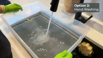 How to Wash a Backpack-Submerge the Backpack