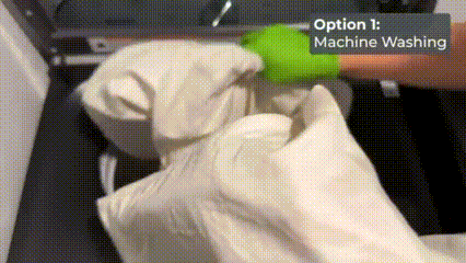 How to Wash a Backpack-Place the Backpack in a Pillowcase or Laundry Bag