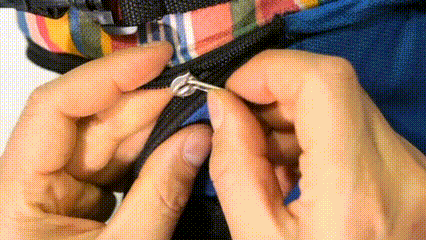 The Slider Has Detached-Merge Both Zipper Sides and Close the Slider​