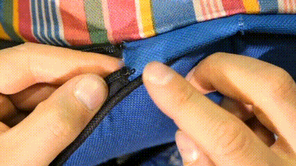 The Slider Has Detached-Stitch the Zipper End to Secure the Slider​