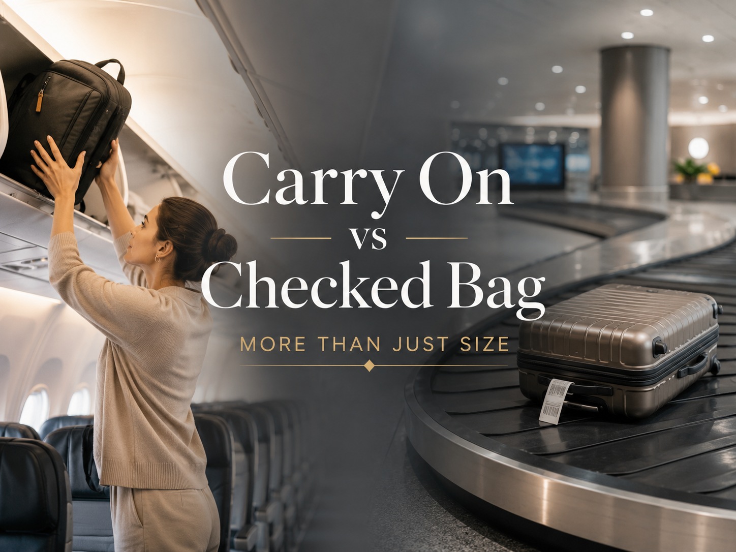 Carry On vs Checked Bag More Than Just Size Carry On vs Checked Bag More Than Just Size