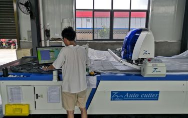 máquina de corte totalmente automática para sacos de portáteis personalizados